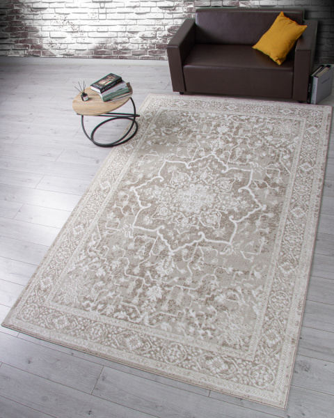 Российский прямоугольный ковёр F606 CREAM