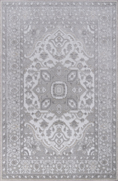 Российский прямоугольный ковёр F616 GRAY