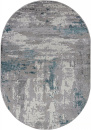 Российский овальный ковёр F279 GRAY