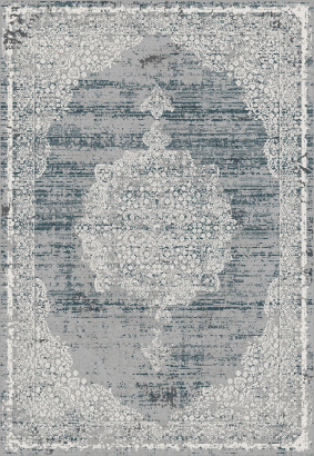 Российский прямоугольный ковёр G013 GRAY