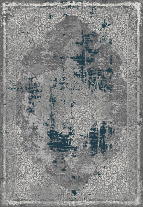 Российский прямоугольный ковёр G013 GRAY 2