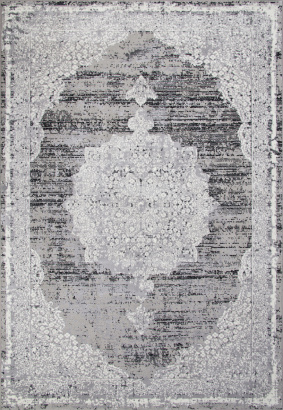 Российский прямоугольный ковёр G013 GRAY 3