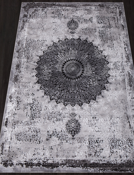 Турецкий прямоугольный ковёр Классический Серый