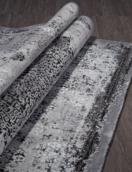 Турецкий прямоугольный ковёр Классический Серый