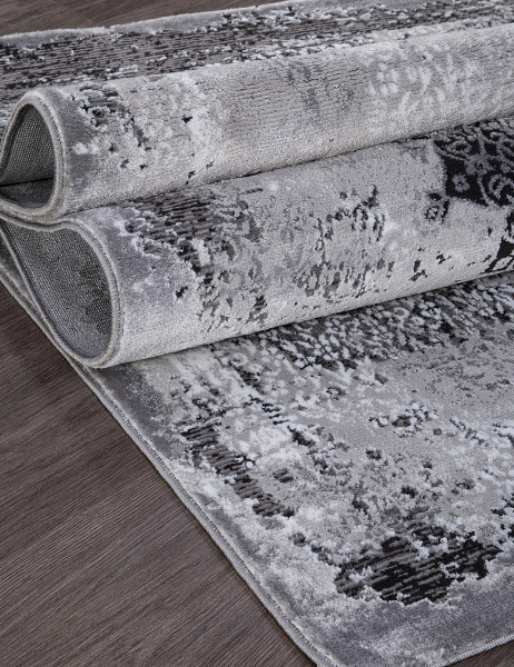 Турецкий прямоугольный ковёр Классический Серый