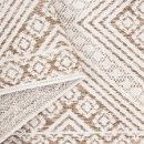 Турецкий прямоугольный ковёр  6610A L.BROWN/WEISS