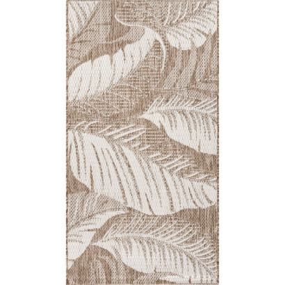 Турецкий прямоугольный ковёр  8913A L.BROWN/WEISS