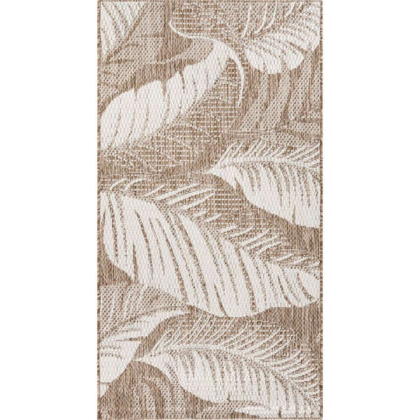 Турецкий прямоугольный ковёр  8913A L.BROWN/WEISS