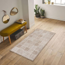 Турецкий прямоугольный ковёр  A946A L.BROWN/WEISS