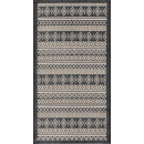 Турецкий прямоугольный ковёр  A947A BLACK/CREAM