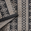 Турецкий прямоугольный ковёр  A947A BLACK/CREAM