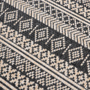 Турецкий прямоугольный ковёр  A947A BLACK/CREAM