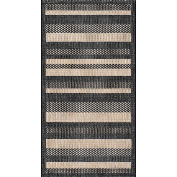 Турецкий прямоугольный ковёр  A955A BLACK/CREAM