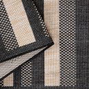 Турецкий прямоугольный ковёр  A955A BLACK/CREAM