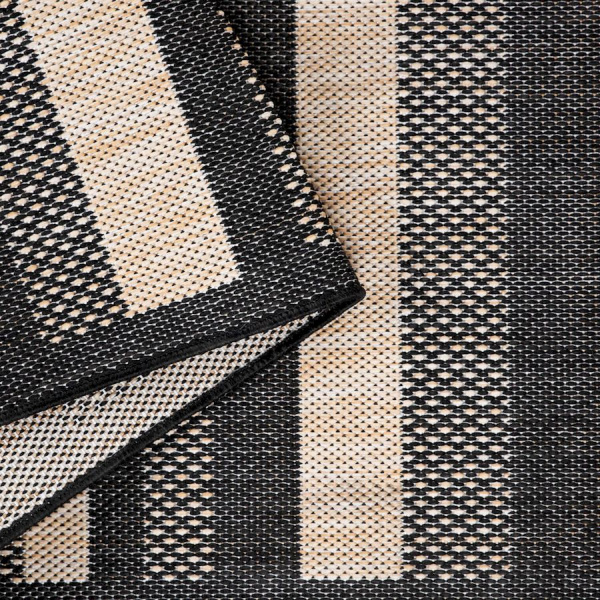 Турецкий прямоугольный ковёр  A955A BLACK/CREAM