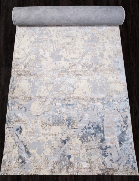 Ковровая дорожка C060A D.GREY SHIRINK / BLUE FDY PERU