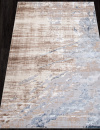 Турецкий прямоугольный ковёр D038A CREAM SHIRINK / BLUE FDY