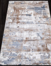Турецкий прямоугольный ковёр D062A CREAM SHIRINK / BLUE FDY