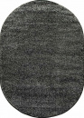 Российский овальный ковёр t600 GRAY-BLACK