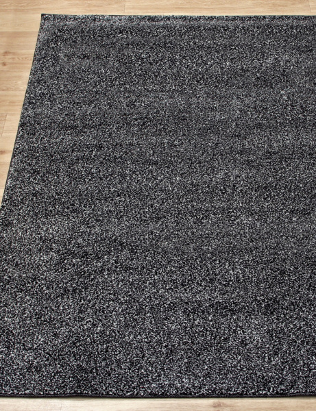 Российский прямоугольный ковёр t600 GRAY-BLACK