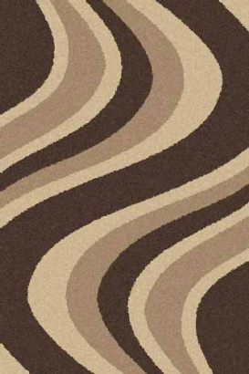 Российский прямоугольный ковёр t617 BROWN