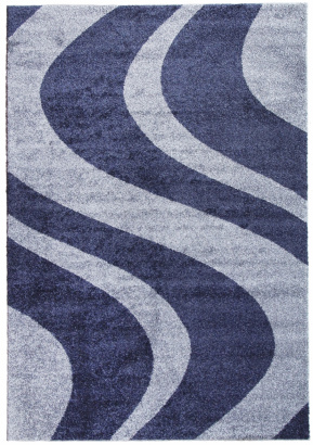 Российский прямоугольный ковёр t617 NAVY-BLUE