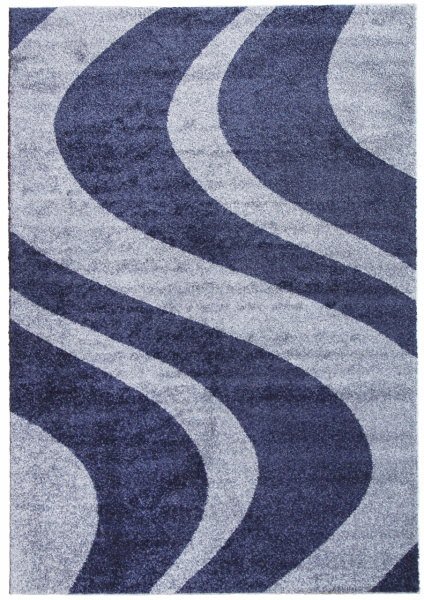 Российский прямоугольный ковёр t617 NAVY-BLUE