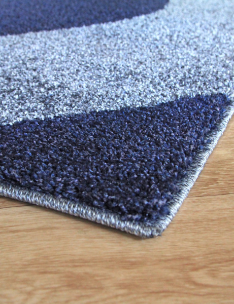 Российский прямоугольный ковёр t617 NAVY-BLUE