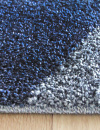Российский прямоугольный ковёр t617 NAVY-BLUE
