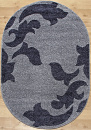 Российский овальный ковёр t620 BLUE-NAVY