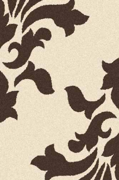 Российский прямоугольный ковёр t620 CREAM-BROWN
