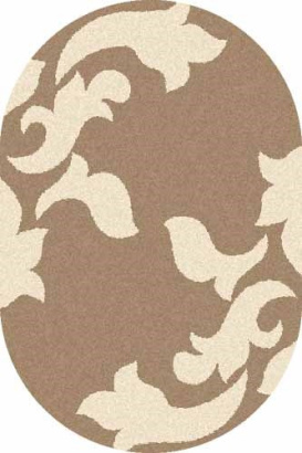 Российский овальный ковёр t620 D.BEIGE-CREAM