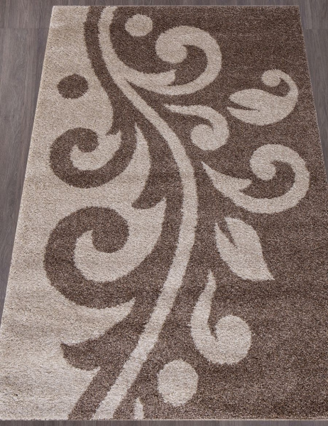 Российский прямоугольный ковёр t621 DARK BEIGE