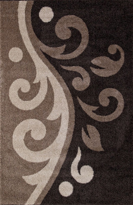 Российский прямоугольный ковёр t621 D.BEIGE-BROWN