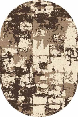 Российский овальный ковёр t625 BEIGE