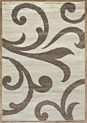 Российский прямоугольный ковёр t644 CREAM-D.BEIGE