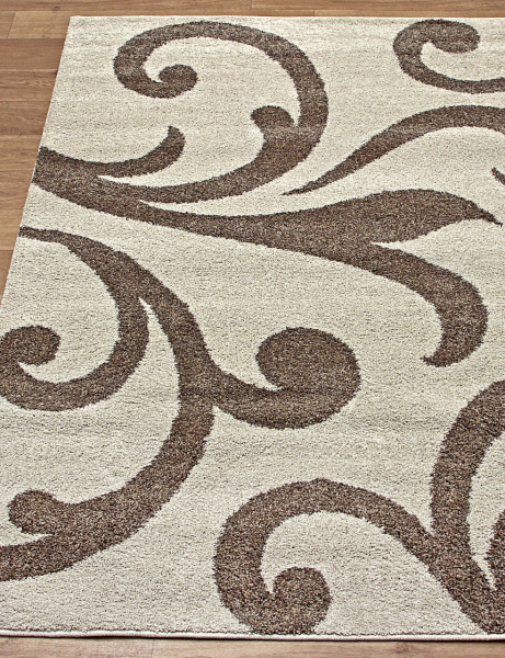 Российский прямоугольный ковёр t644 CREAM-D.BEIGE