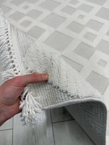Турецкий прямоугольный ковёр EN 261 CREAM