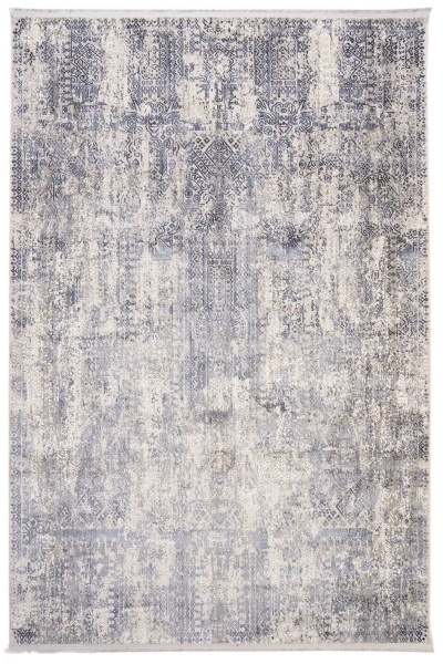 Турецкий прямоугольный ковёр 03472A GRAY / L.BLUE