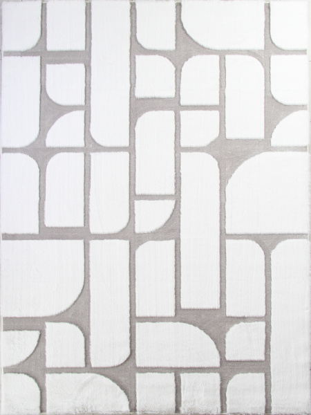 Китайский прямоугольный ковёр PX4001 CREAM / GREY