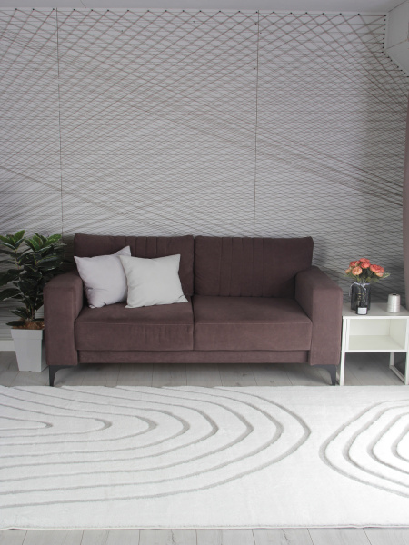 Китайский прямоугольный ковёр PX4002 CREAM / GREY