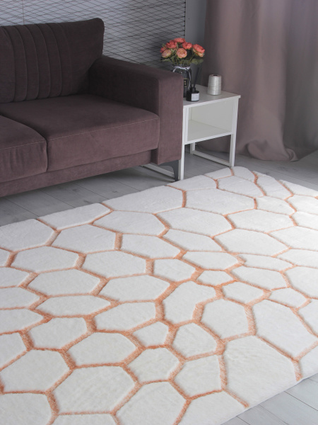 Китайский прямоугольный ковёр PX4003 CREAM / TERRA