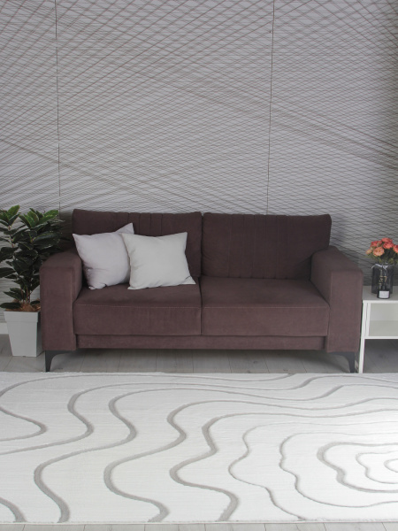 Китайский прямоугольный ковёр PX4004 CREAM / GREY