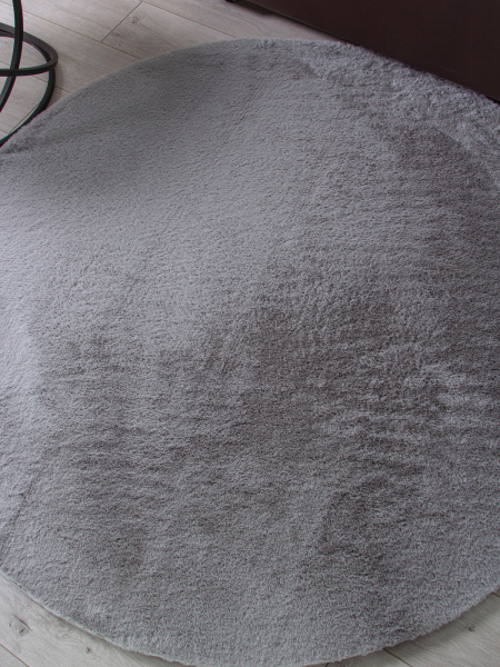 Китайский круглый ковёр PX2001 SILVER