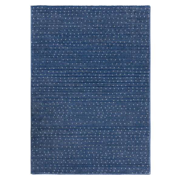 Турецкий прямоугольный ковёр  D438B D.BLUE/L.GREY