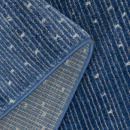 Турецкий прямоугольный ковёр  D438B D.BLUE/L.GREY
