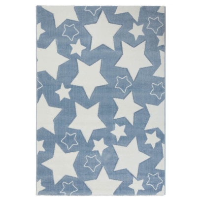 Турецкий прямоугольный ковёр  H913A L.BLUE/WHITE