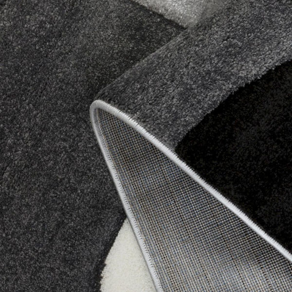 Турецкий прямоугольный ковёр  L255A L.GREY/D.BLUE