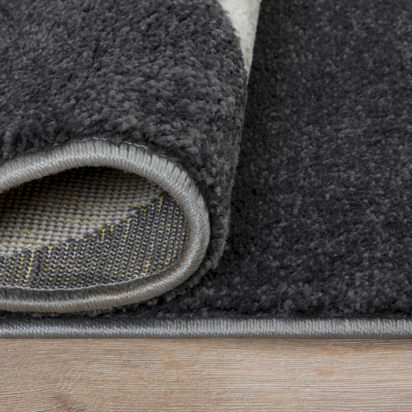 Турецкий прямоугольный ковёр  L255A L.GREY/YELLOW