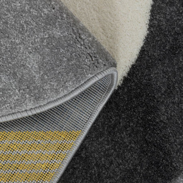 Турецкий овальный ковёр  L267A L.GREY/YELLOW 